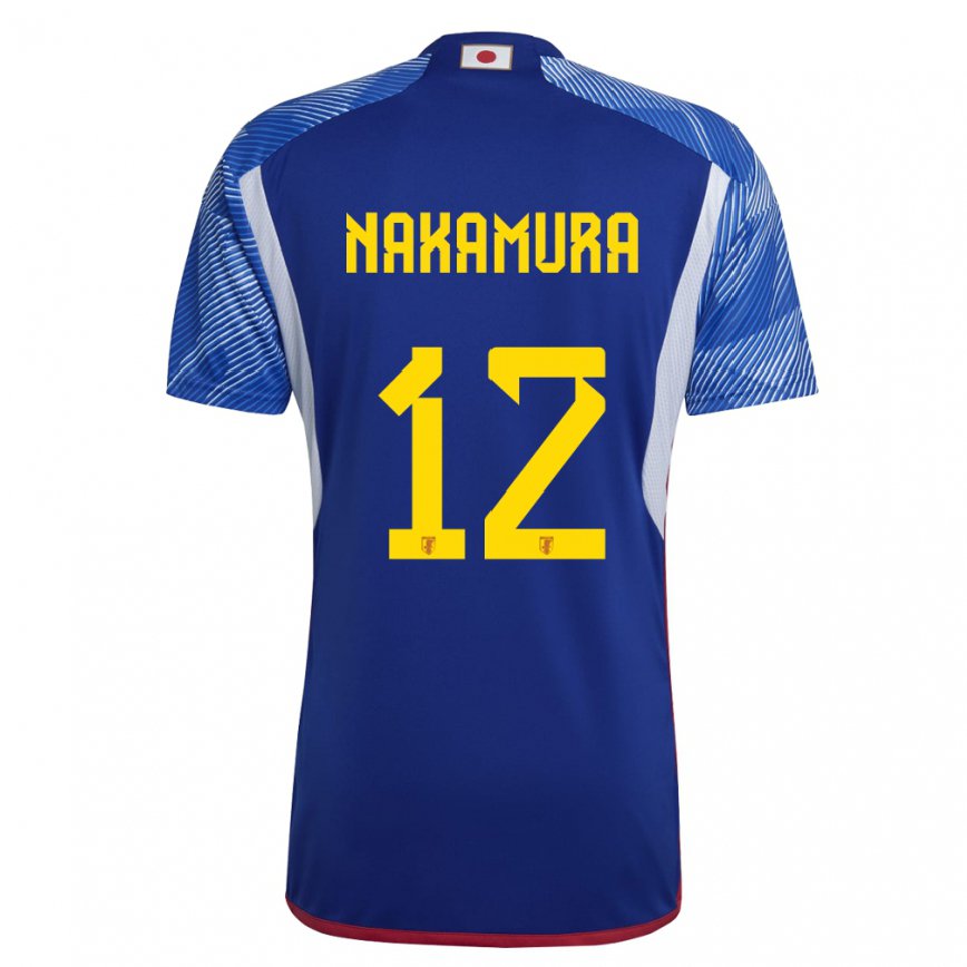 Niño Camiseta Japón Keisuke Nakamura #12 Azul Real 1ª Equipación 22-24 México