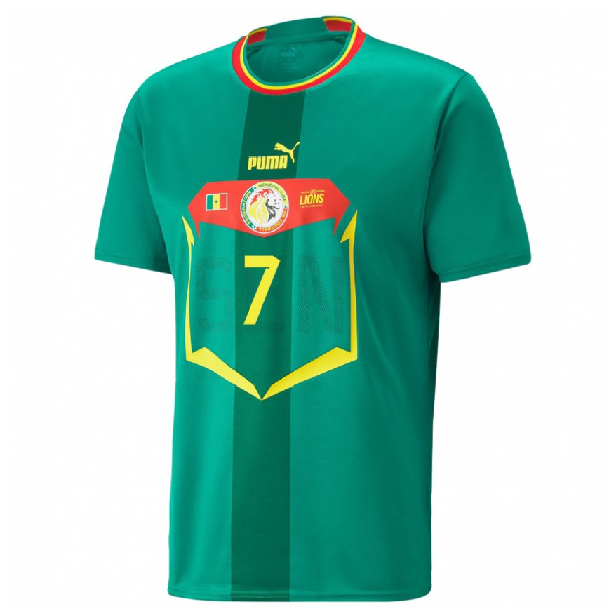 Niño Camiseta Senegal Mama Diop #7 Verde 2ª Equipación 22-24 México