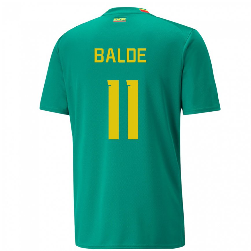 Niño Camiseta Senegal Haby Balde #11 Verde 2ª Equipación 22-24 México