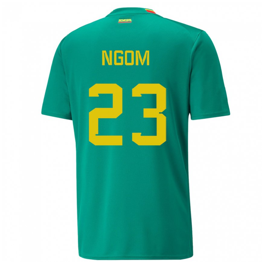 Niño Camiseta Senegal Astou Ngom #23 Verde 2ª Equipación 22-24 México