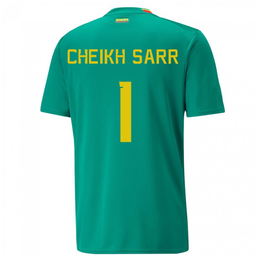 Niño Camiseta Senegal Cheikh Sarr #1 Verde 2ª Equipación 22-24 México