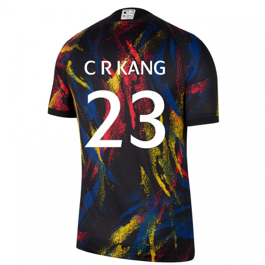 Niño Camiseta Corea Del Sur Kang Chae Rim #23 Multicolor 2ª Equipación 22-24 México