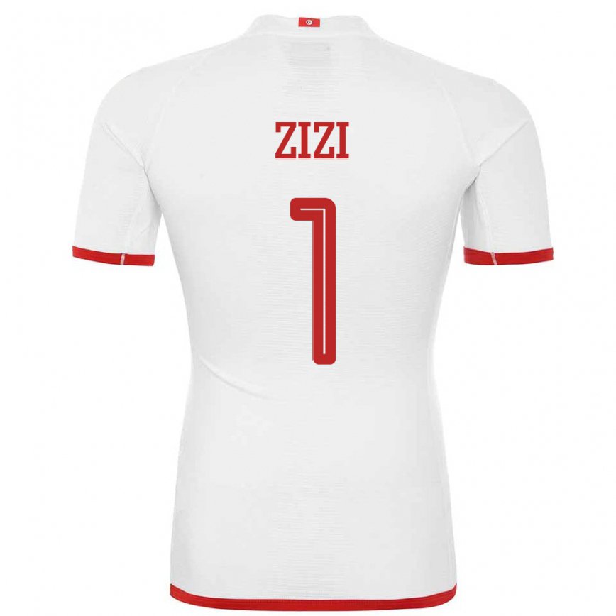 Niño Camiseta Túnez Nesrine Zizi #1 Blanco 2ª Equipación 22-24 México