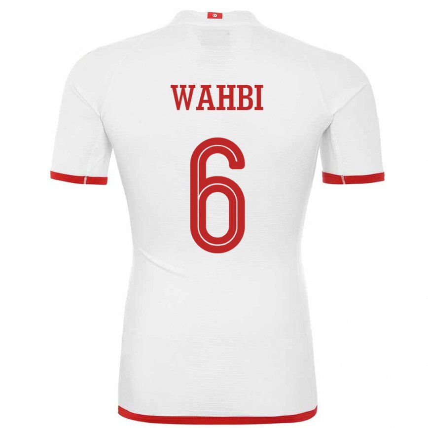 Niño Camiseta Túnez Gaith Wahbi #6 Blanco 2ª Equipación 22-24 México