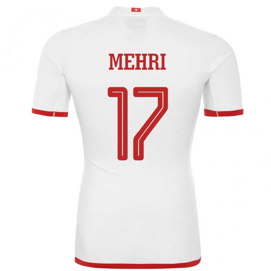 Niño Camiseta Túnez Malek Mehri #17 Blanco 2ª Equipación 22-24 México