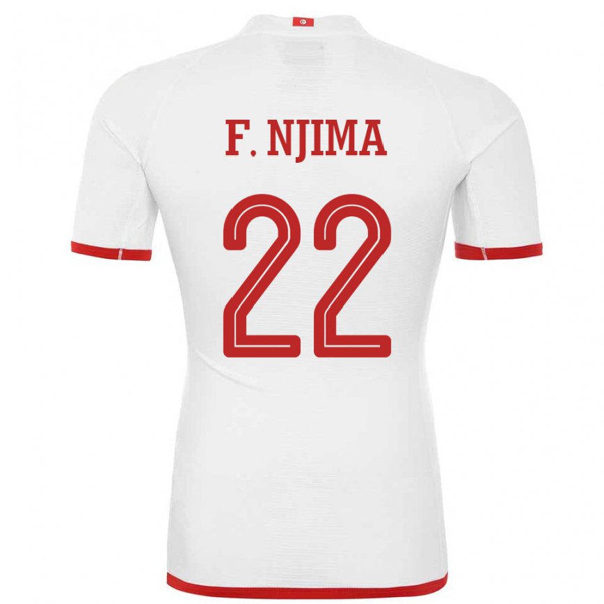 Niño Camiseta Túnez Firas Ben Njima #22 Blanco 2ª Equipación 22-24 México