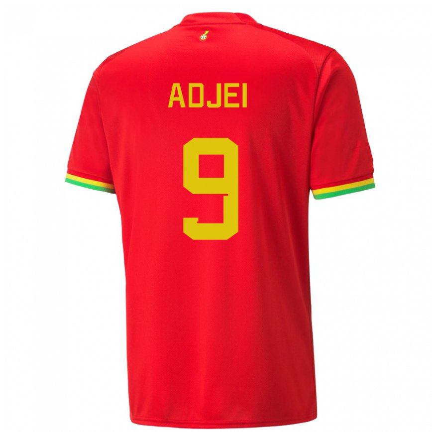 Niño Camiseta Ghana Vivian Adjei #9 Rojo 2ª Equipación 22-24 México