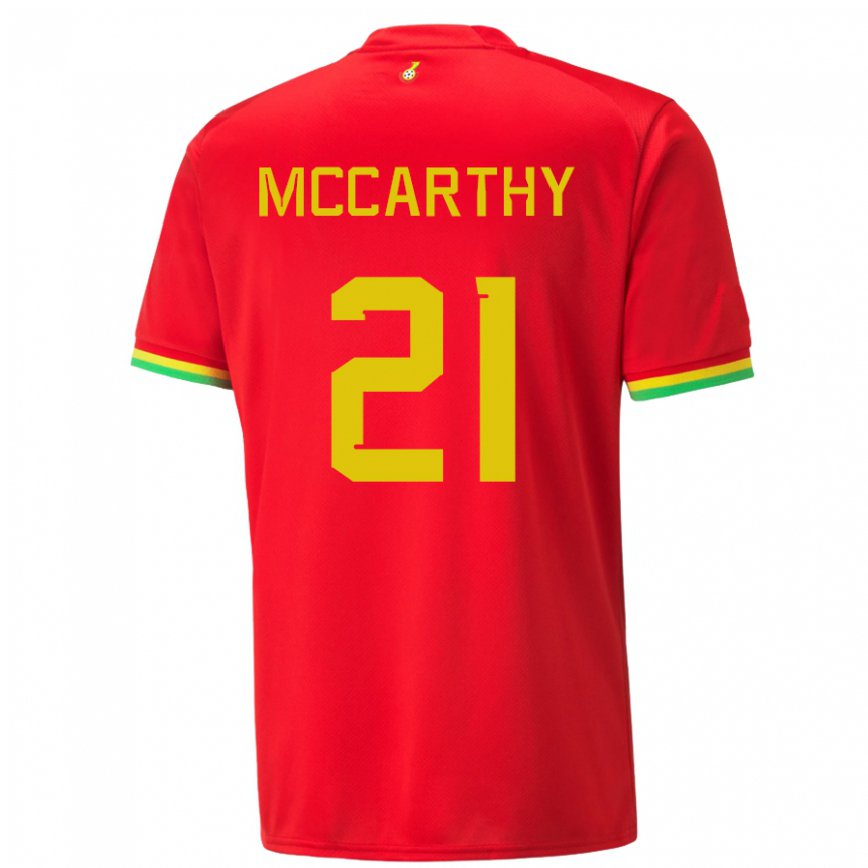 Niño Camiseta Ghana Kerrie Mccarthy #21 Rojo 2ª Equipación 22-24 México