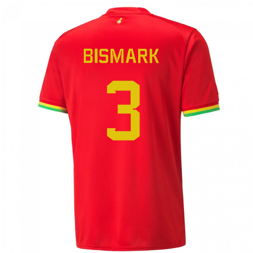 Niño Camiseta Ghana Anim Bismark #3 Rojo 2ª Equipación 22-24 México