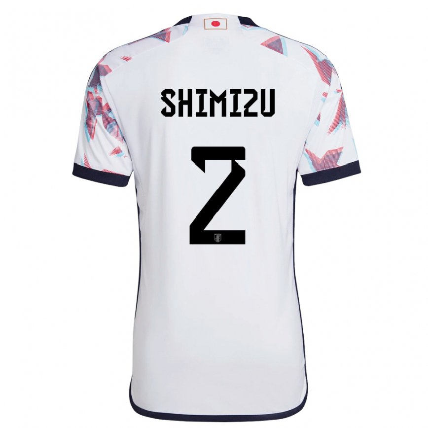 Niño Camiseta Japón Risa Shimizu #2 Blanco 2ª Equipación 22-24 México