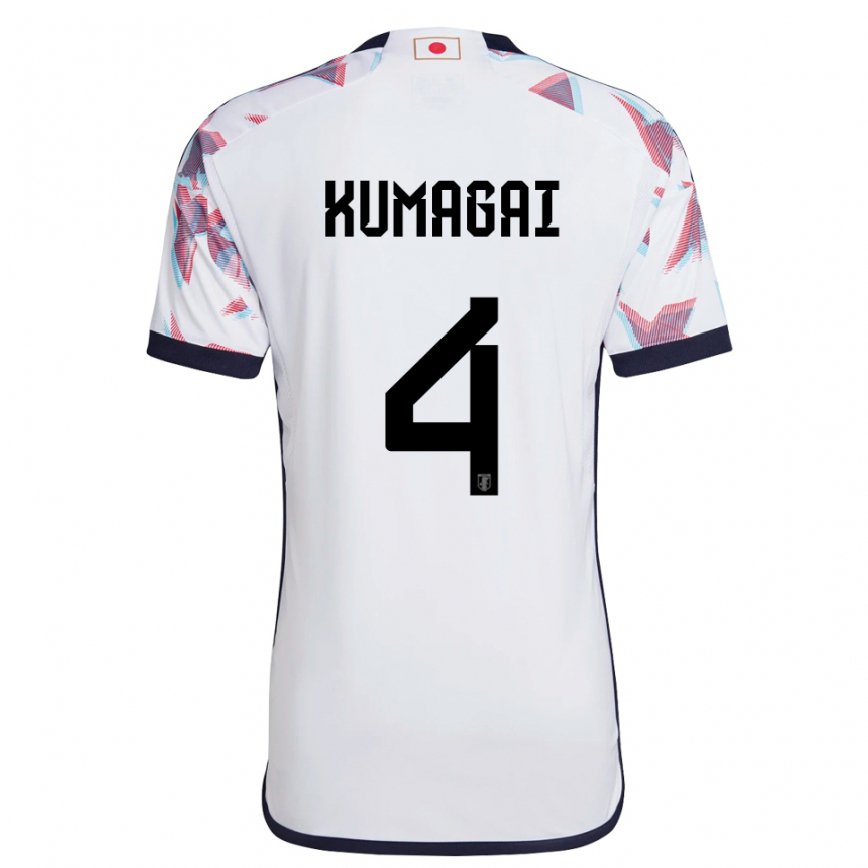 Niño Camiseta Japón Saki Kumagai #4 Blanco 2ª Equipación 22-24 México