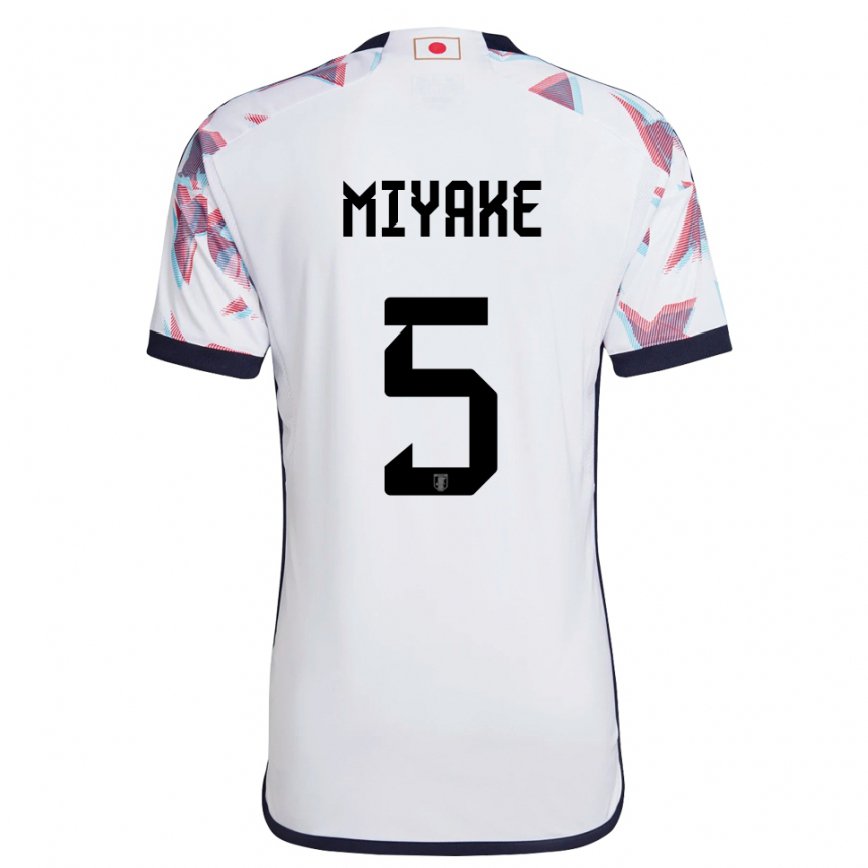 Niño Camiseta Japón Shiori Miyake #5 Blanco 2ª Equipación 22-24 México