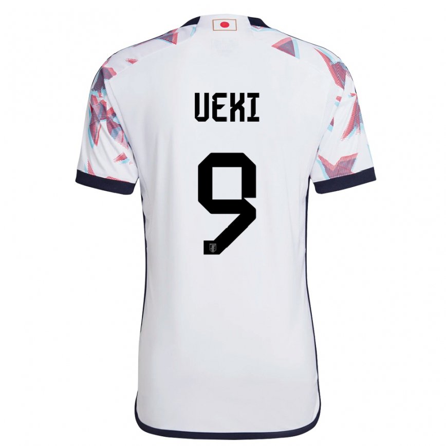 Niño Camiseta Japón Riko Ueki #9 Blanco 2ª Equipación 22-24 México