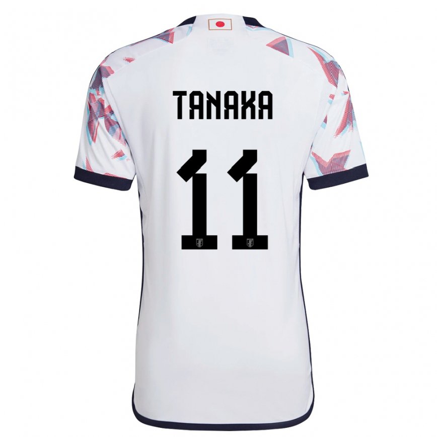 Niño Camiseta Japón Mina Tanaka #11 Blanco 2ª Equipación 22-24 México