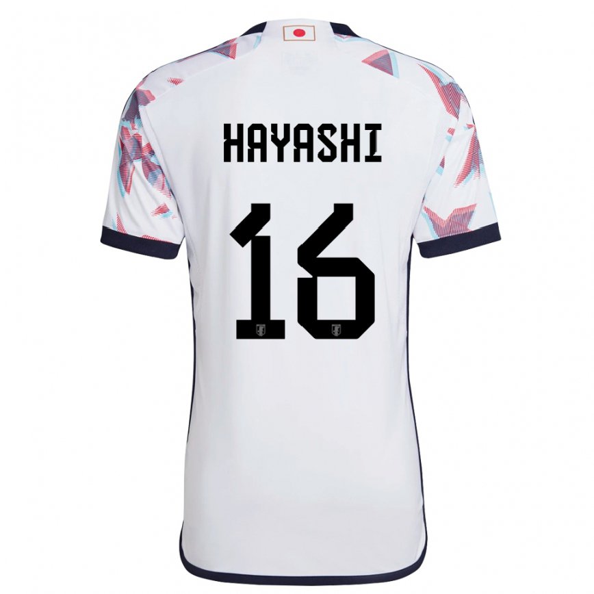 Niño Camiseta Japón Honoka Hayashi #16 Blanco 2ª Equipación 22-24 México