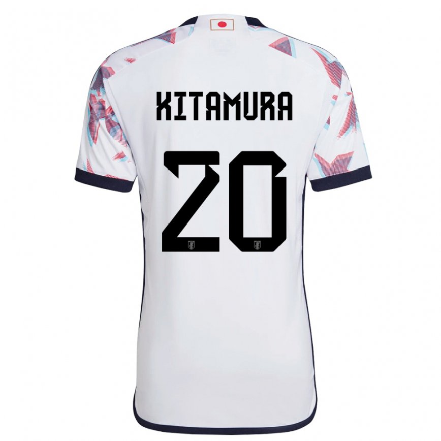 Niño Camiseta Japón Nanami Kitamura #20 Blanco 2ª Equipación 22-24 México