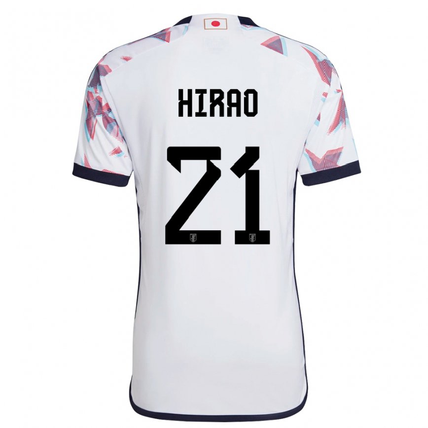 Niño Camiseta Japón Chika Hirao #21 Blanco 2ª Equipación 22-24 México