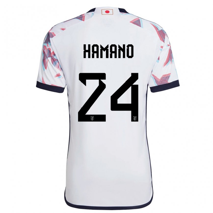 Niño Camiseta Japón Maika Hamano #24 Blanco 2ª Equipación 22-24 México