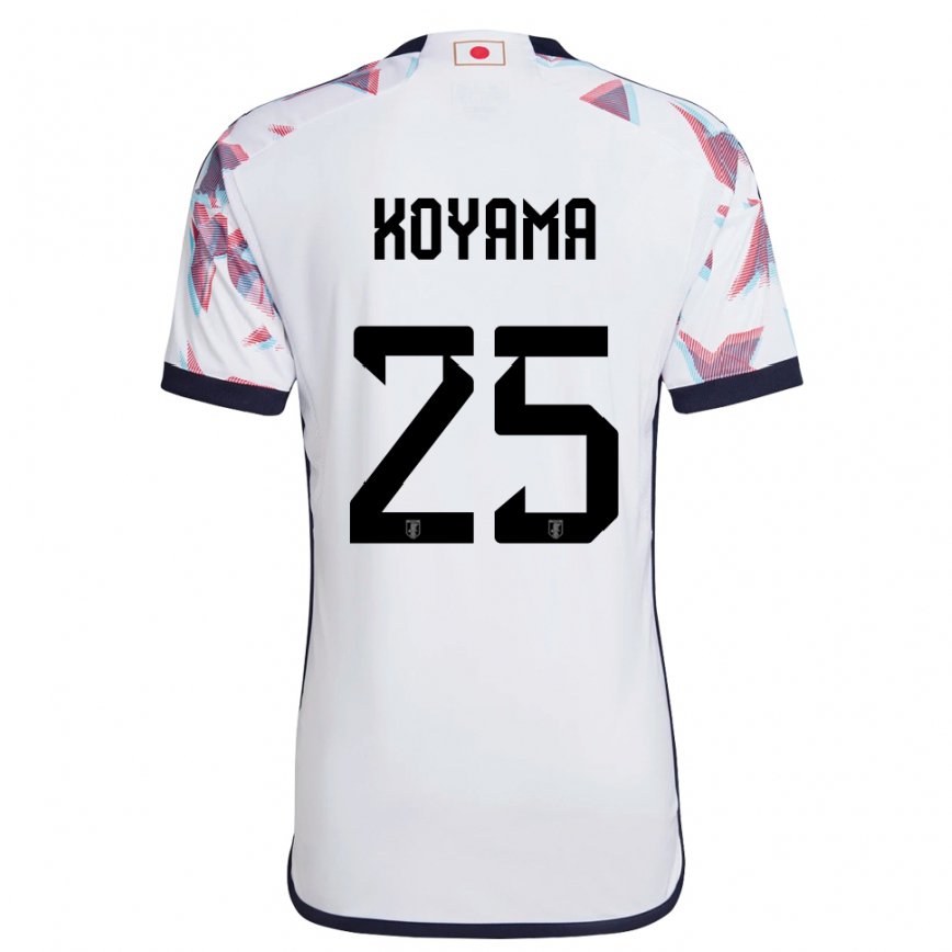 Niño Camiseta Japón Shinomi Koyama #25 Blanco 2ª Equipación 22-24 México