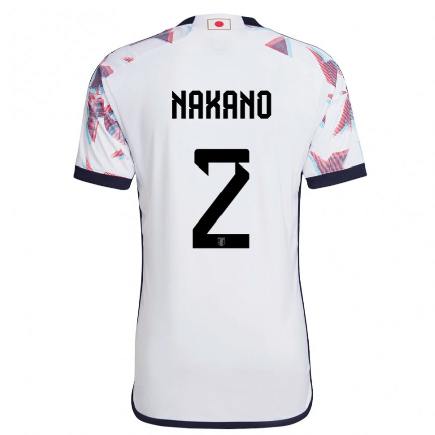 Niño Camiseta Japón Shinya Nakano #2 Blanco 2ª Equipación 22-24 México