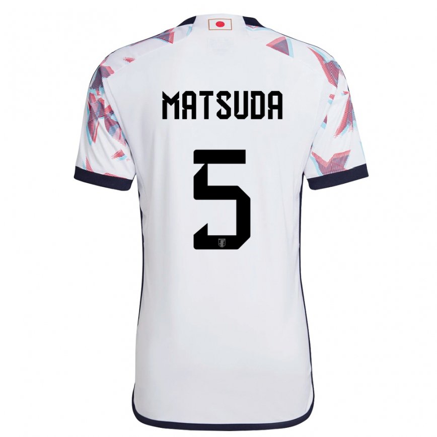 Niño Camiseta Japón Hayate Matsuda #5 Blanco 2ª Equipación 22-24 México