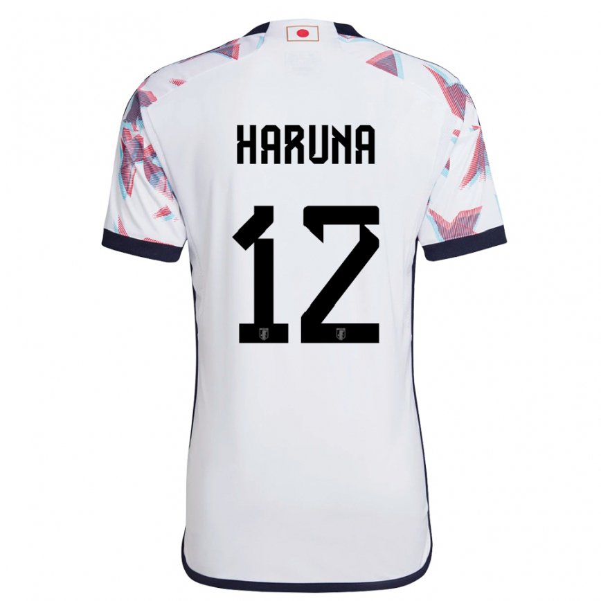 Niño Camiseta Japón Ryusei Haruna #12 Blanco 2ª Equipación 22-24 México