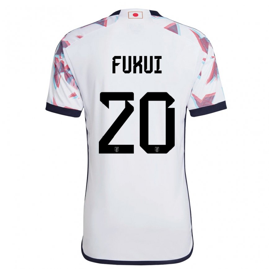 Niño Camiseta Japón Taichi Fukui #20 Blanco 2ª Equipación 22-24 México