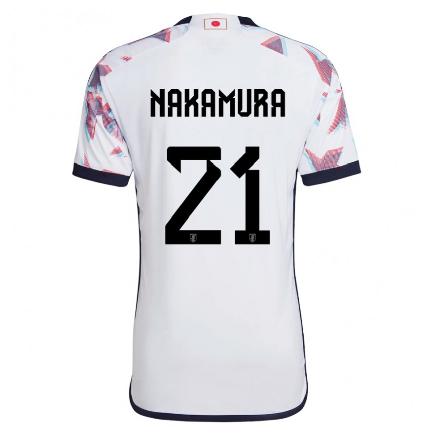 Niño Camiseta Japón Jiro Nakamura #21 Blanco 2ª Equipación 22-24 México