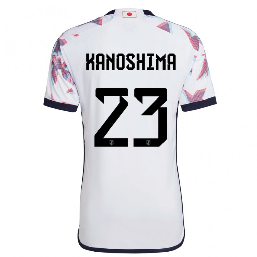 Niño Camiseta Japón Yu Kanoshima #23 Blanco 2ª Equipación 22-24 México