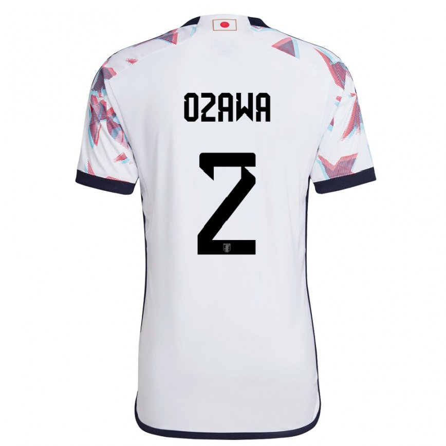 Niño Camiseta Japón Haruki Ozawa #2 Blanco 2ª Equipación 22-24 México