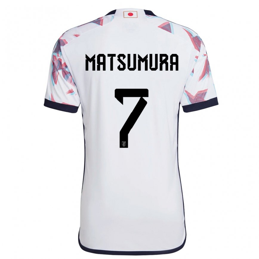 Niño Camiseta Japón Kosuke Matsumura #7 Blanco 2ª Equipación 22-24 México