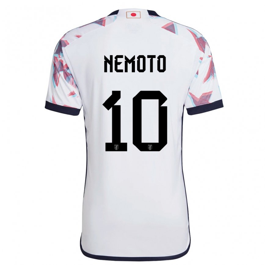 Niño Camiseta Japón Kotaro Nemoto #10 Blanco 2ª Equipación 22-24 México