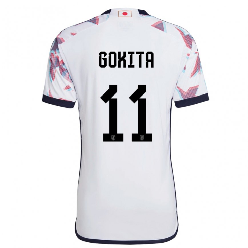 Niño Camiseta Japón Kishin Gokita #11 Blanco 2ª Equipación 22-24 México