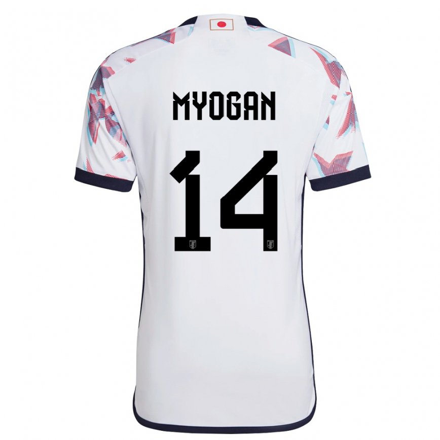 Niño Camiseta Japón Toya Myogan #14 Blanco 2ª Equipación 22-24 México