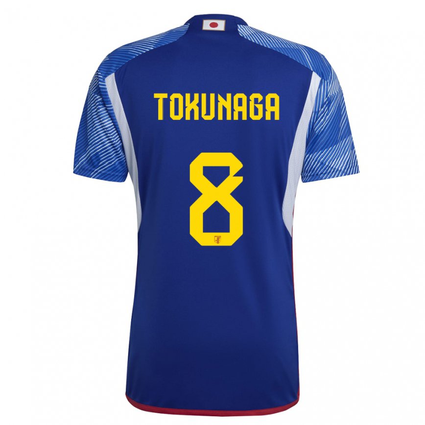 Hombre Camiseta Japón Ryo Tokunaga #8 Azul Real 1ª Equipación 22-24 México