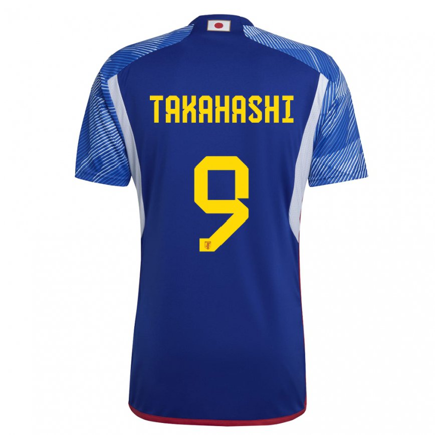 Hombre Camiseta Japón Hikaru Takahashi #9 Azul Real 1ª Equipación 22-24 México