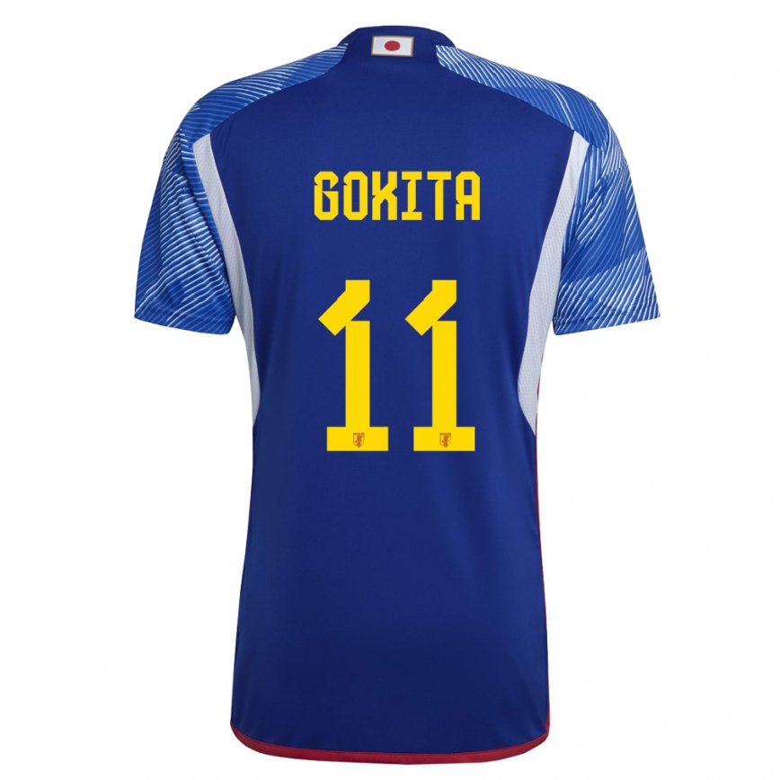 Hombre Camiseta Japón Kishin Gokita #11 Azul Real 1ª Equipación 22-24 México