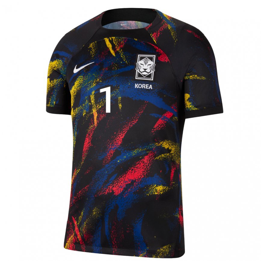 Hombre Camiseta Corea Del Sur Lee Seung Hwan #1 Multicolor 2ª Equipación 22-24 México