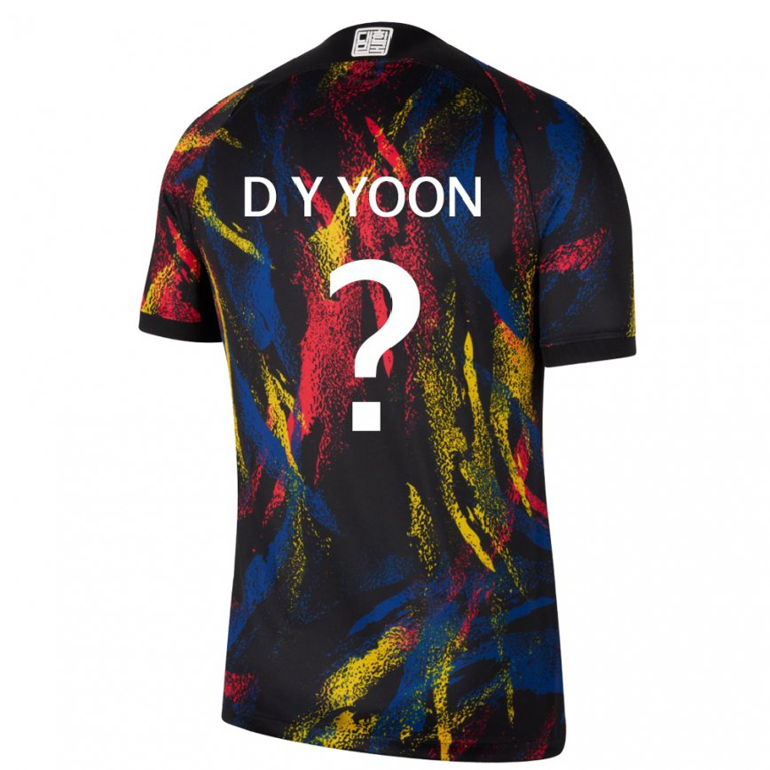 Hombre Camiseta Corea Del Sur Yoon Do Yeong #0 Multicolor 2ª Equipación 22-24 México