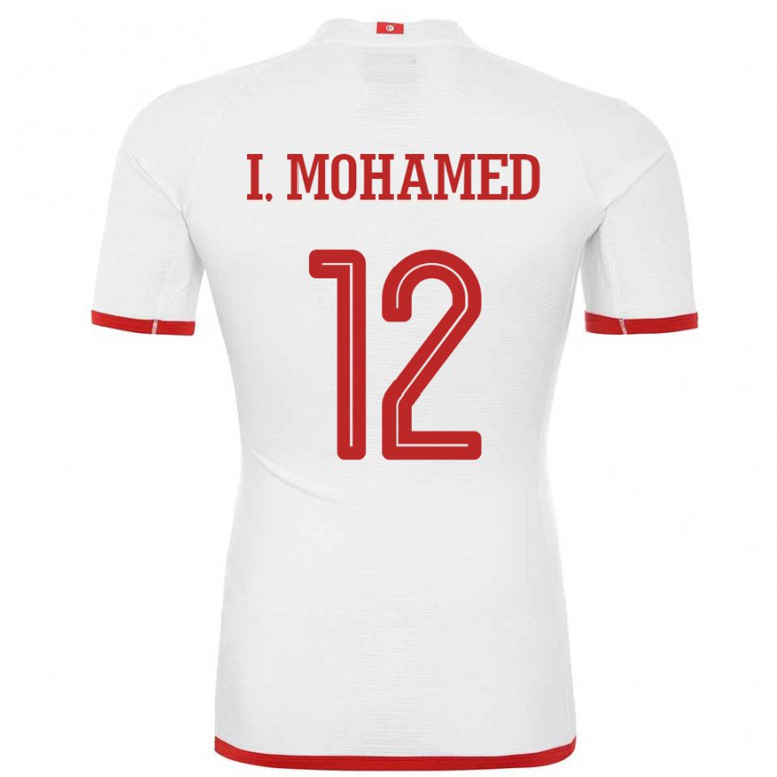 Hombre Camiseta Túnez Ibtissem Ben Mohamed #12 Blanco 2ª Equipación 22-24 México