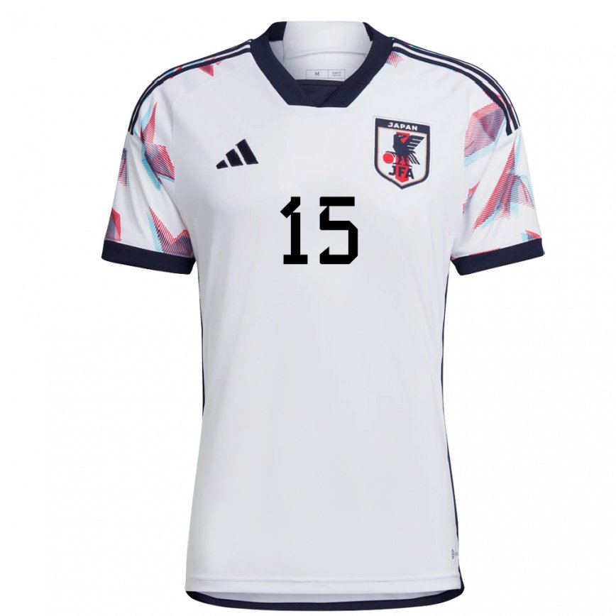 Hombre Camiseta Japón Hina Sugita #15 Blanco 2ª Equipación 22-24 México