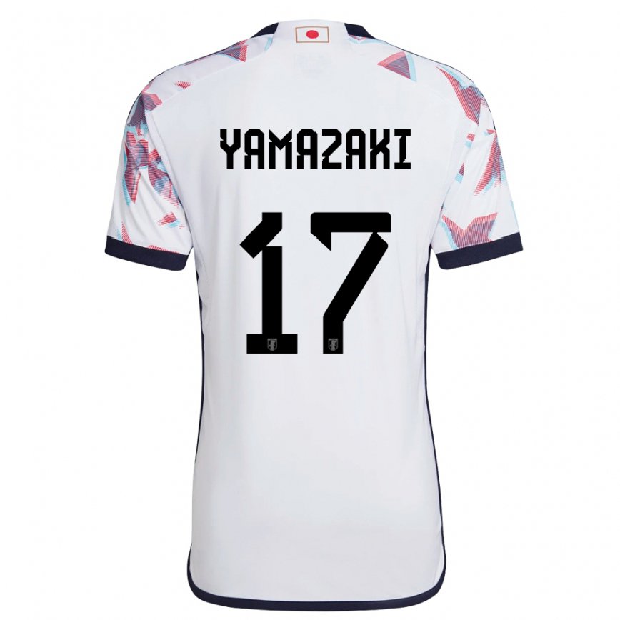 Hombre Camiseta Japón Taishin Yamazaki #17 Blanco 2ª Equipación 22-24 México