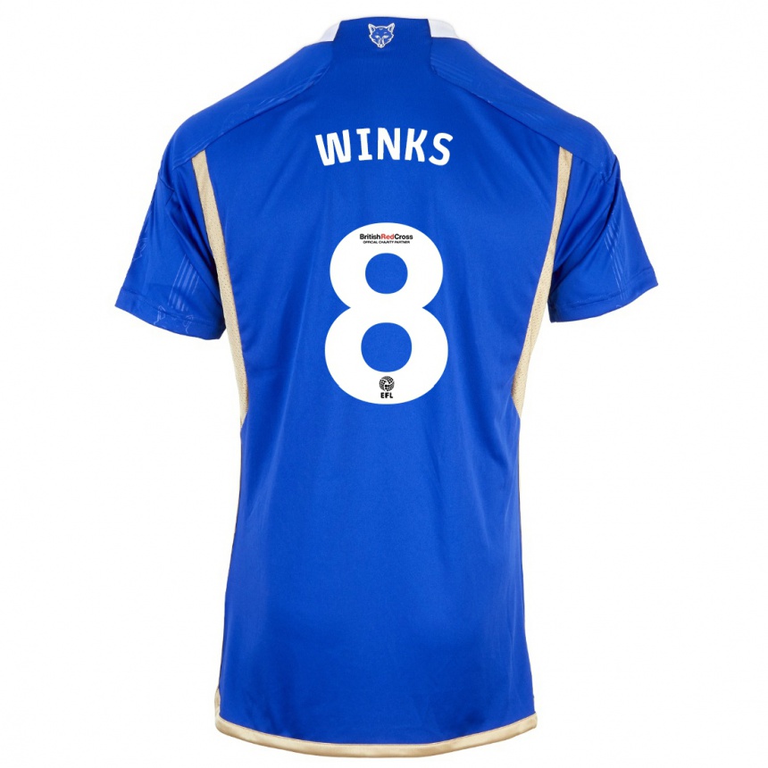Niño Fútbol Camiseta Harry Winks #8 Azul 1ª Equipación 2023/24 México