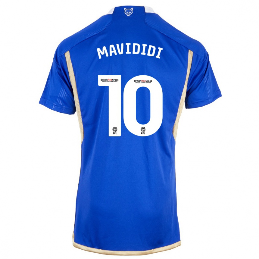 Niño Fútbol Camiseta Stephy Mavididi #10 Azul 1ª Equipación 2023/24 México