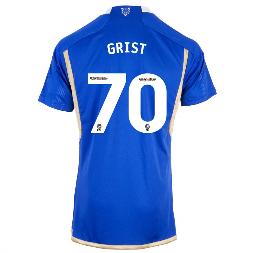 Niño Fútbol Camiseta Ben Grist #70 Azul 1ª Equipación 2023/24 México