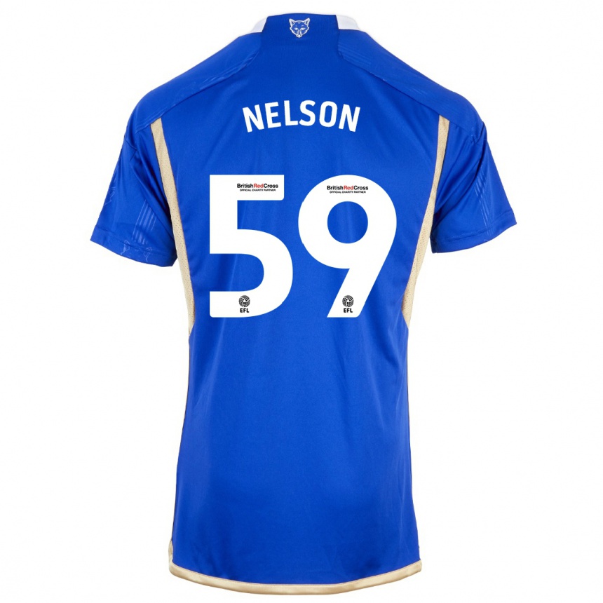 Niño Fútbol Camiseta Ronny Nelson #59 Azul 1ª Equipación 2023/24 México