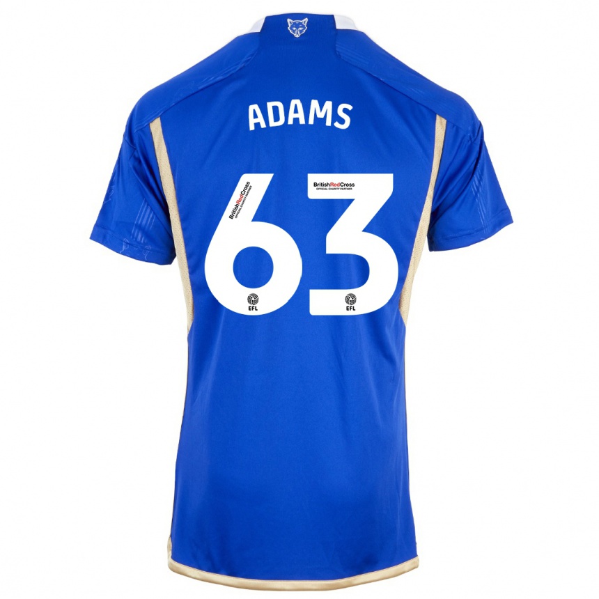 Niño Fútbol Camiseta Bayli Spencer Adams #63 Azul 1ª Equipación 2023/24 México