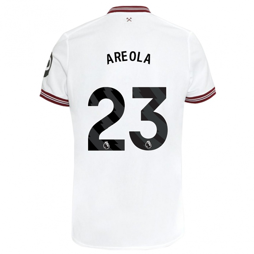Niño Fútbol Camiseta Alphonse Areola #23 Blanco 2ª Equipación 2023/24 México
