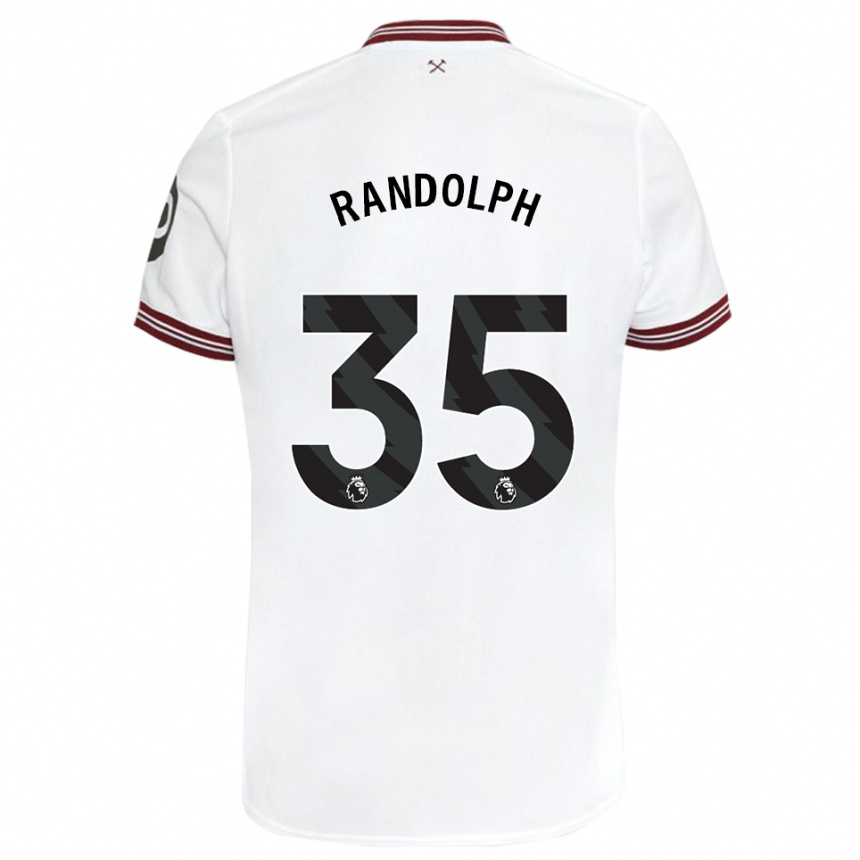 Niño Fútbol Camiseta Darren Randolph #35 Blanco 2ª Equipación 2023/24 México