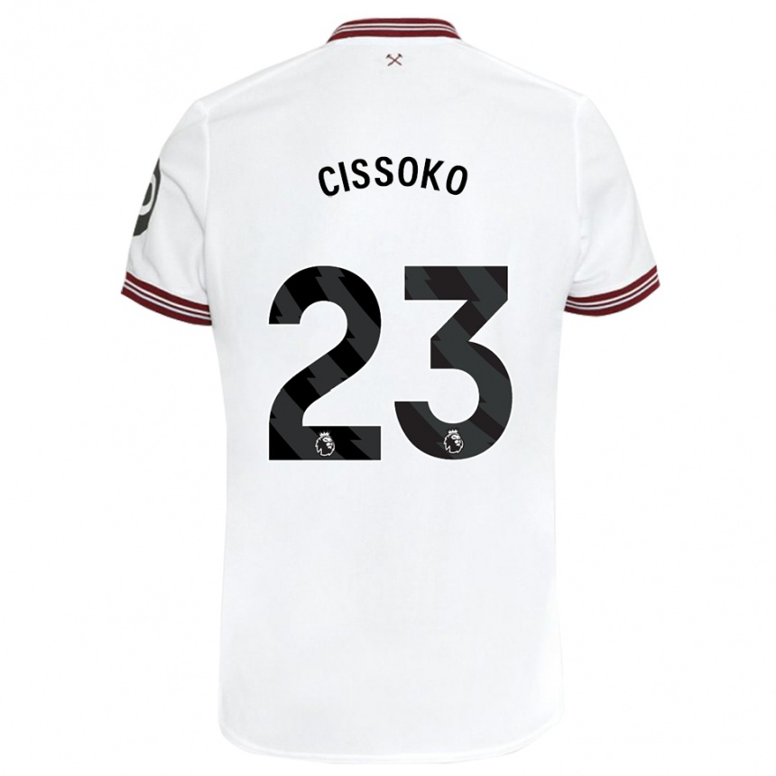 Niño Fútbol Camiseta Hawa Cissoko #23 Blanco 2ª Equipación 2023/24 México